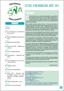 Couverture Bulletin d'information du SNIA